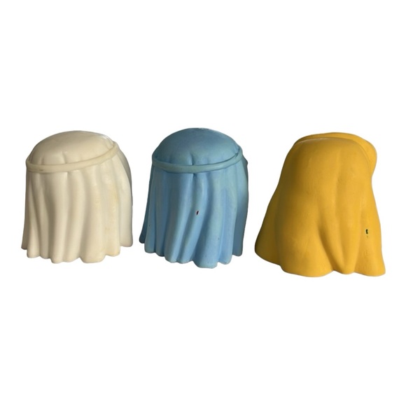 3 Peanuts Figurines Holiday Christmas Nativity Pagent Linus Charlie Brown Lucy - Picture 6 of 6